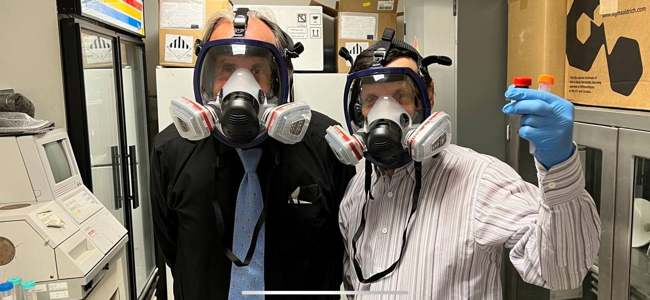 The team in the laboratory